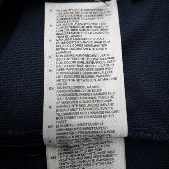 Adidas Men's Size Large Full Zip Navy with White Stripes Drawstring Hoodie - Picture 5 of 13